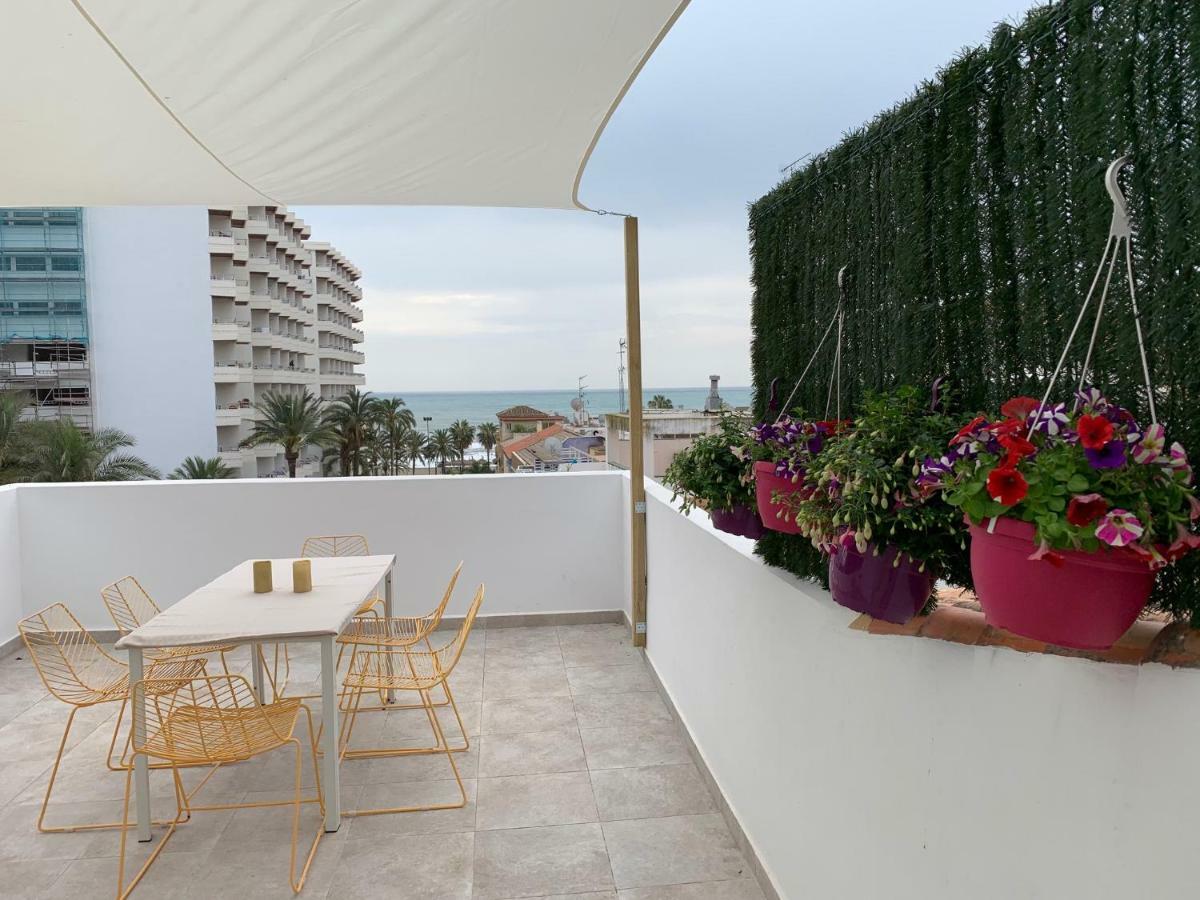 Lujoso Duplex En La Playa Con Vistas Al Mar Leilighet Torremolinos Eksteriør bilde