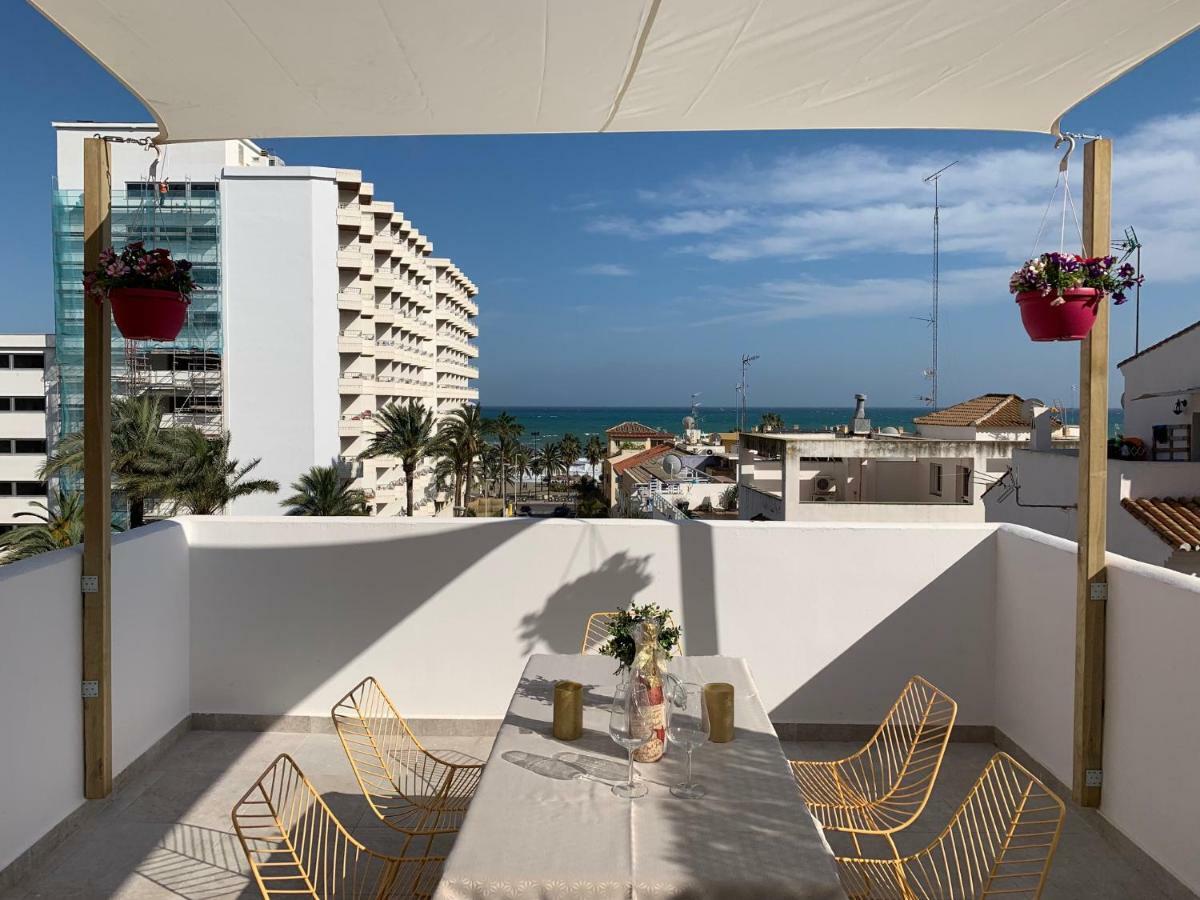 Lujoso Duplex En La Playa Con Vistas Al Mar Leilighet Torremolinos Eksteriør bilde