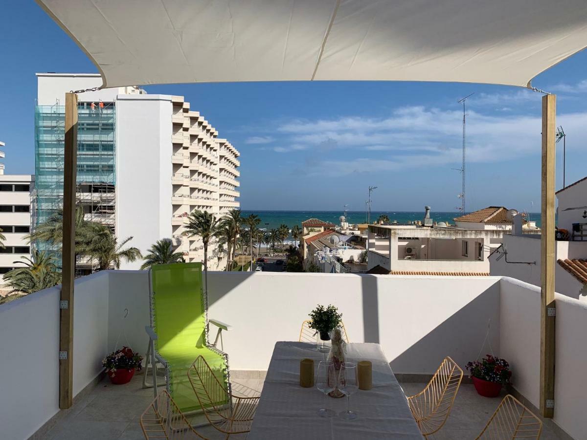 Lujoso Duplex En La Playa Con Vistas Al Mar Leilighet Torremolinos Eksteriør bilde